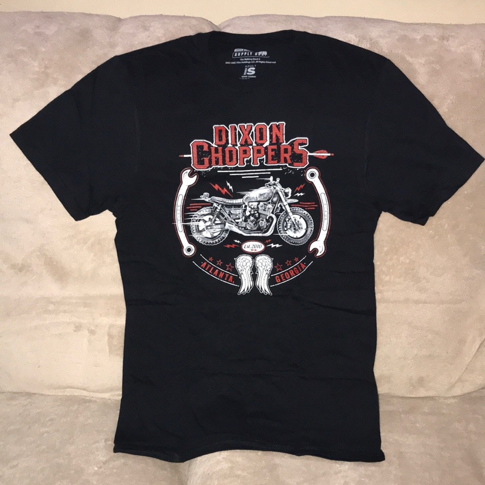 AMC The Walking Dead official Supply Drop Dixon Choppers exclusive tee S unisex